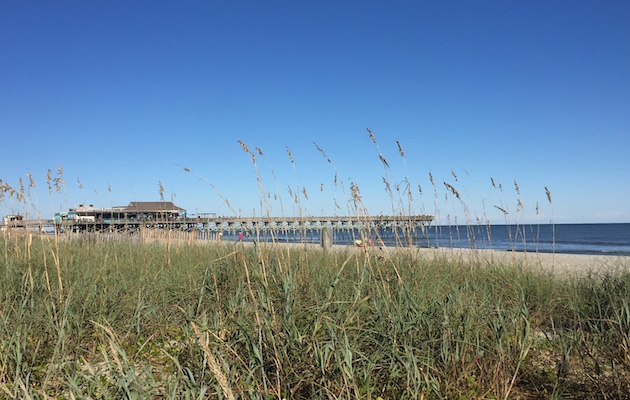 The beach