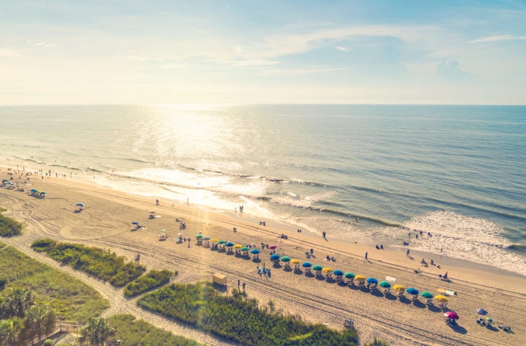 Myrtle Beach Oceanfront Balcony View