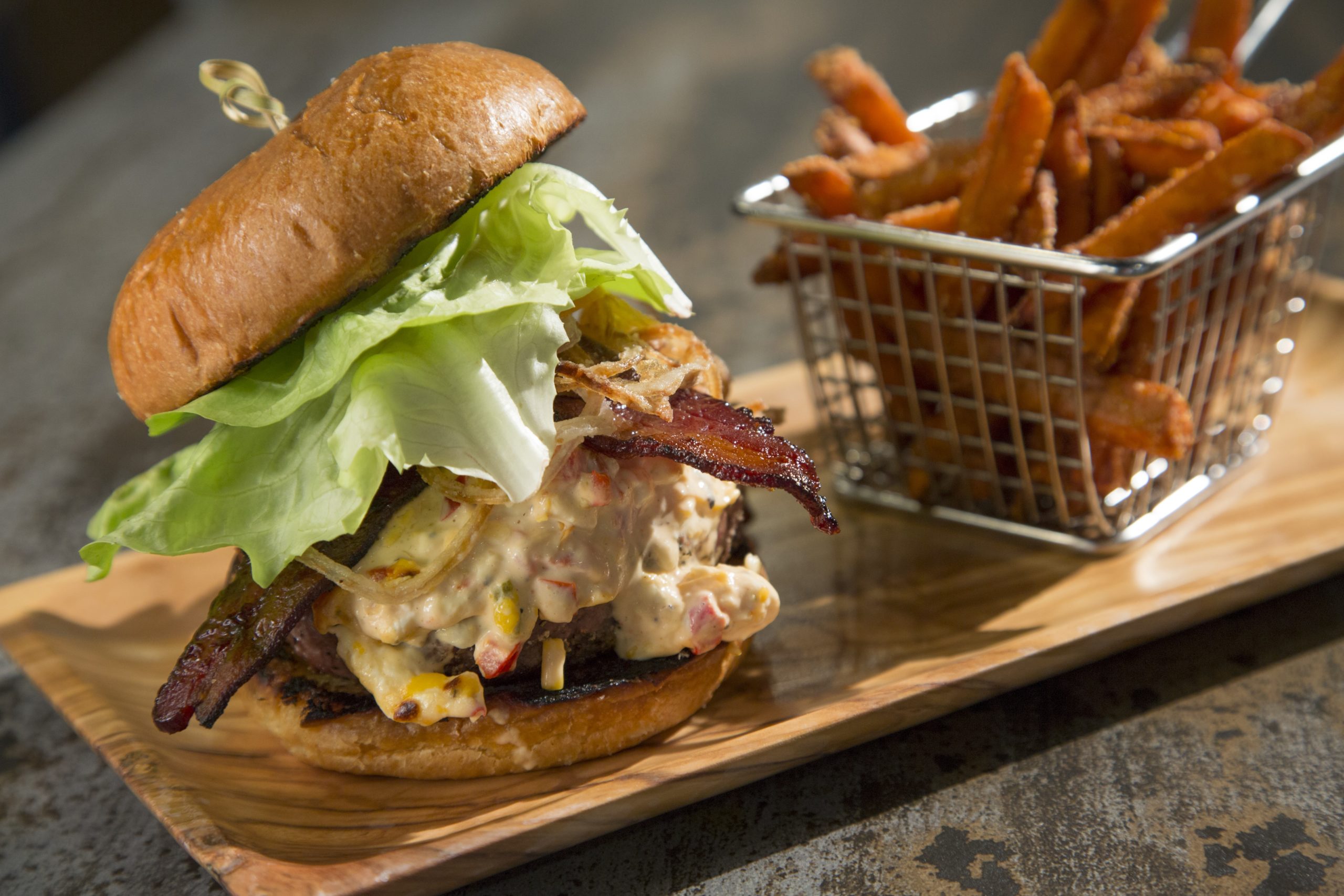 Strong Waters Butcher Block Burger